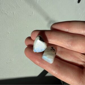 Two moonstone tumbles